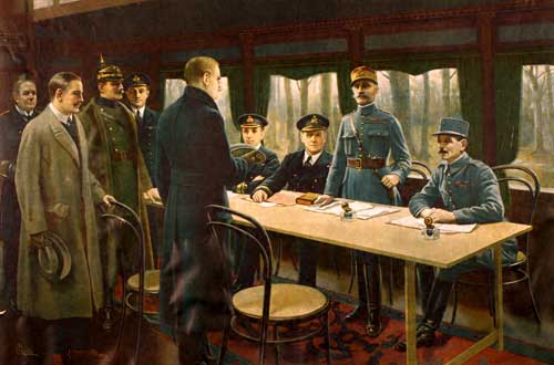 signing of the Armistice November 11, 1918.