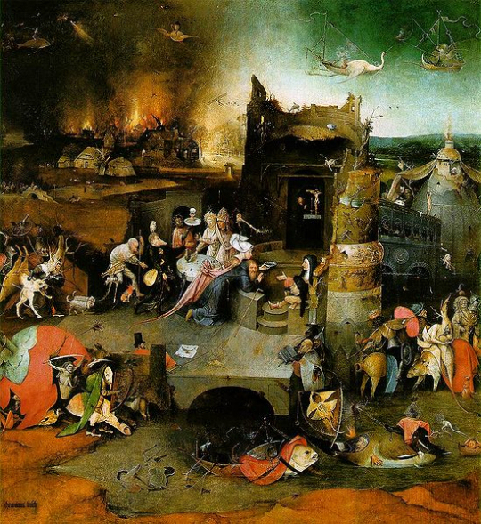 The Temptation of Saint Anthony :: Hieronymus Bosch